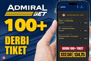 Derbi 100+ tiket - U tri koraka do kvote 134,75!